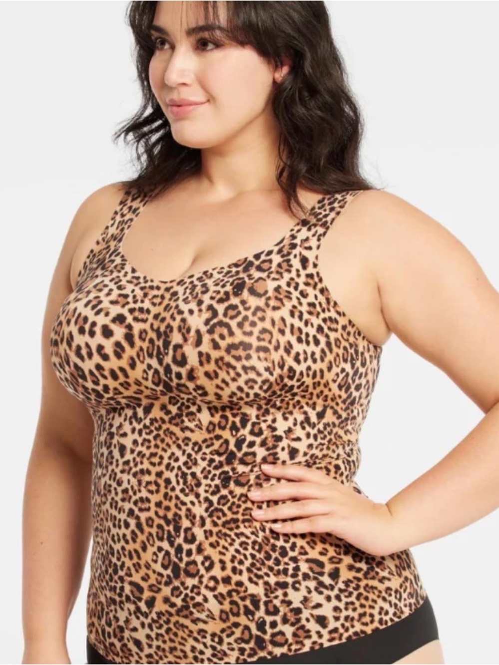 Evelyn & Bobbie Defy Bra Tank Leopard XL
